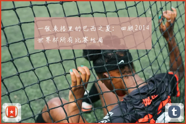 一张表格里的巴西之夏:回顾2014世界杯所有比赛结局